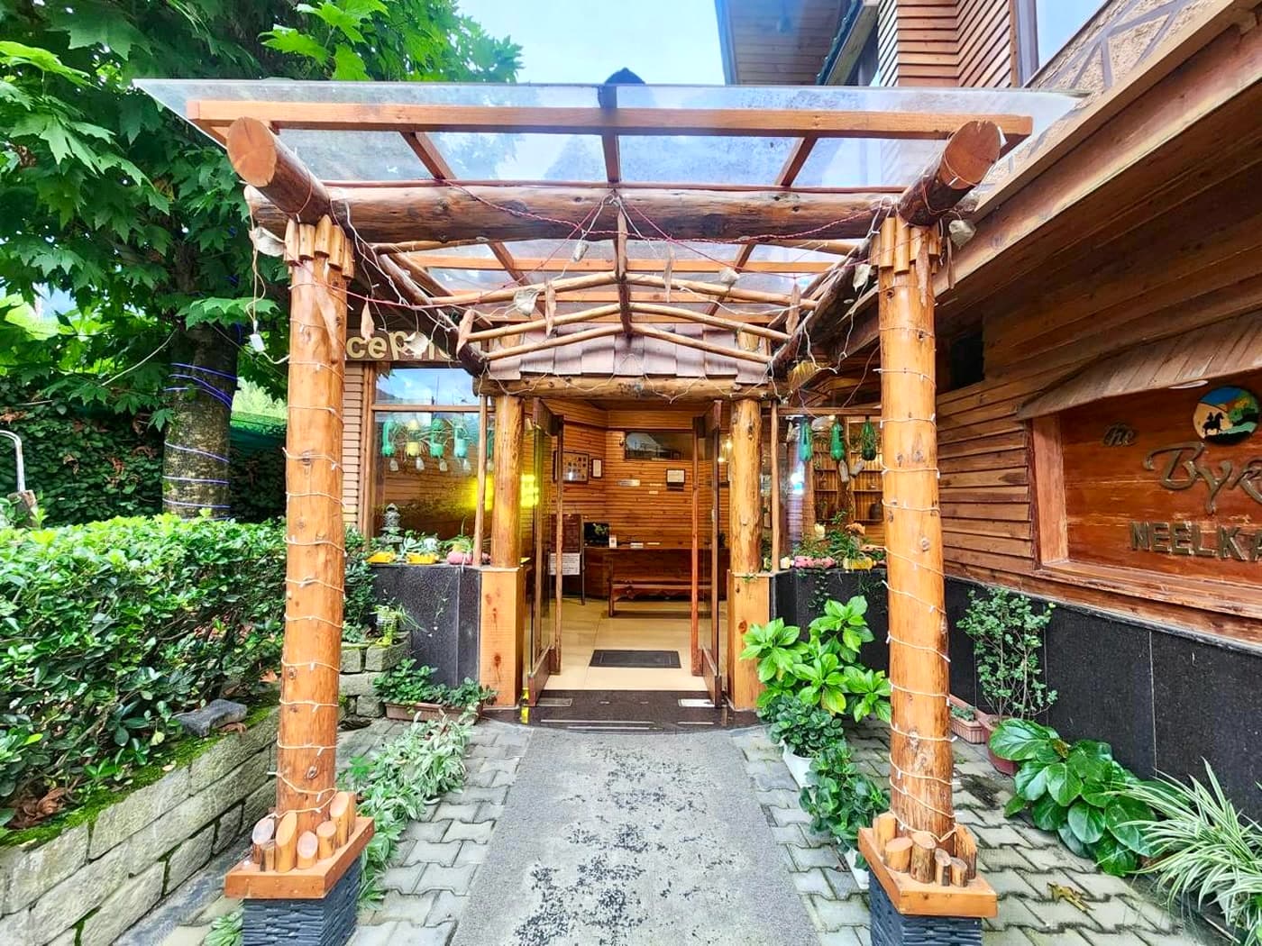Wooden Entrance